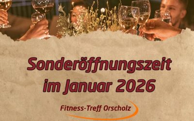 Sonderöffnungszeit im Januar 2026